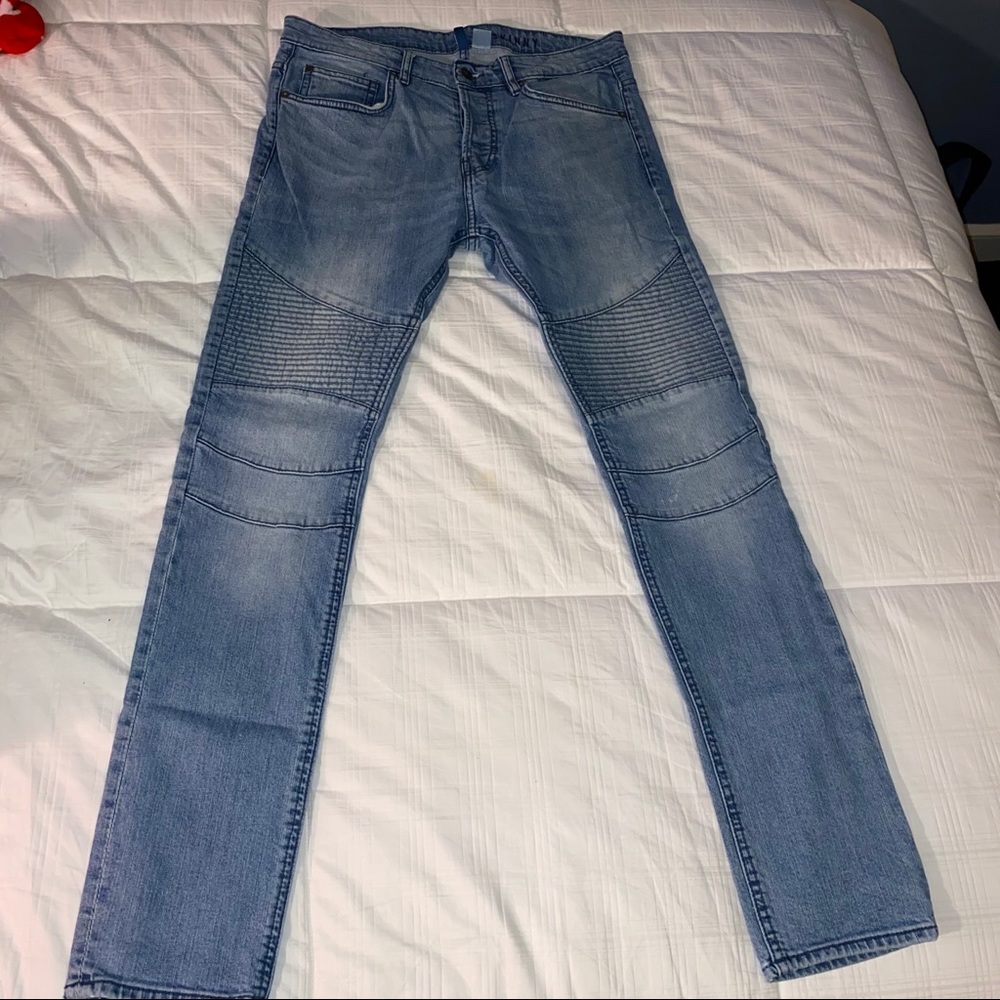 H&M Men’s Skinny Moto Jeans